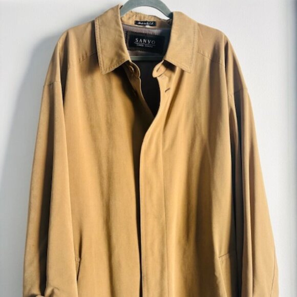 1990s Sanyo by Carol Cohen Lightweight Trench Coat size Large - Picture 4 of 8